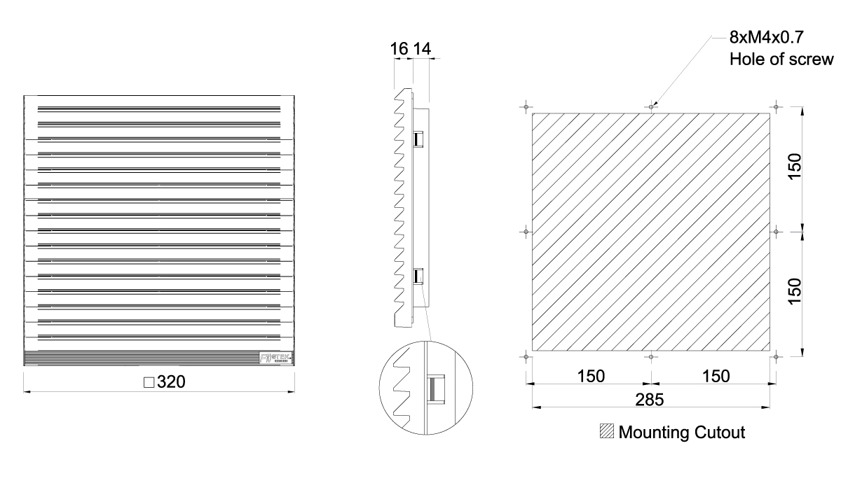 Ventilator Filter  F10